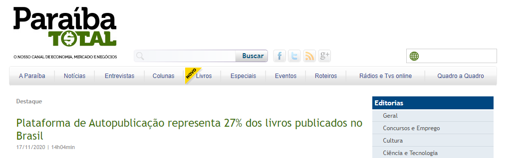 Plataforma de Autopublicação representa 27% dos livros publicados no Brasil — Paraíba Total